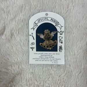 ROSEMARY NELSON✨Gold and Silver Angel Brooch✨NWT